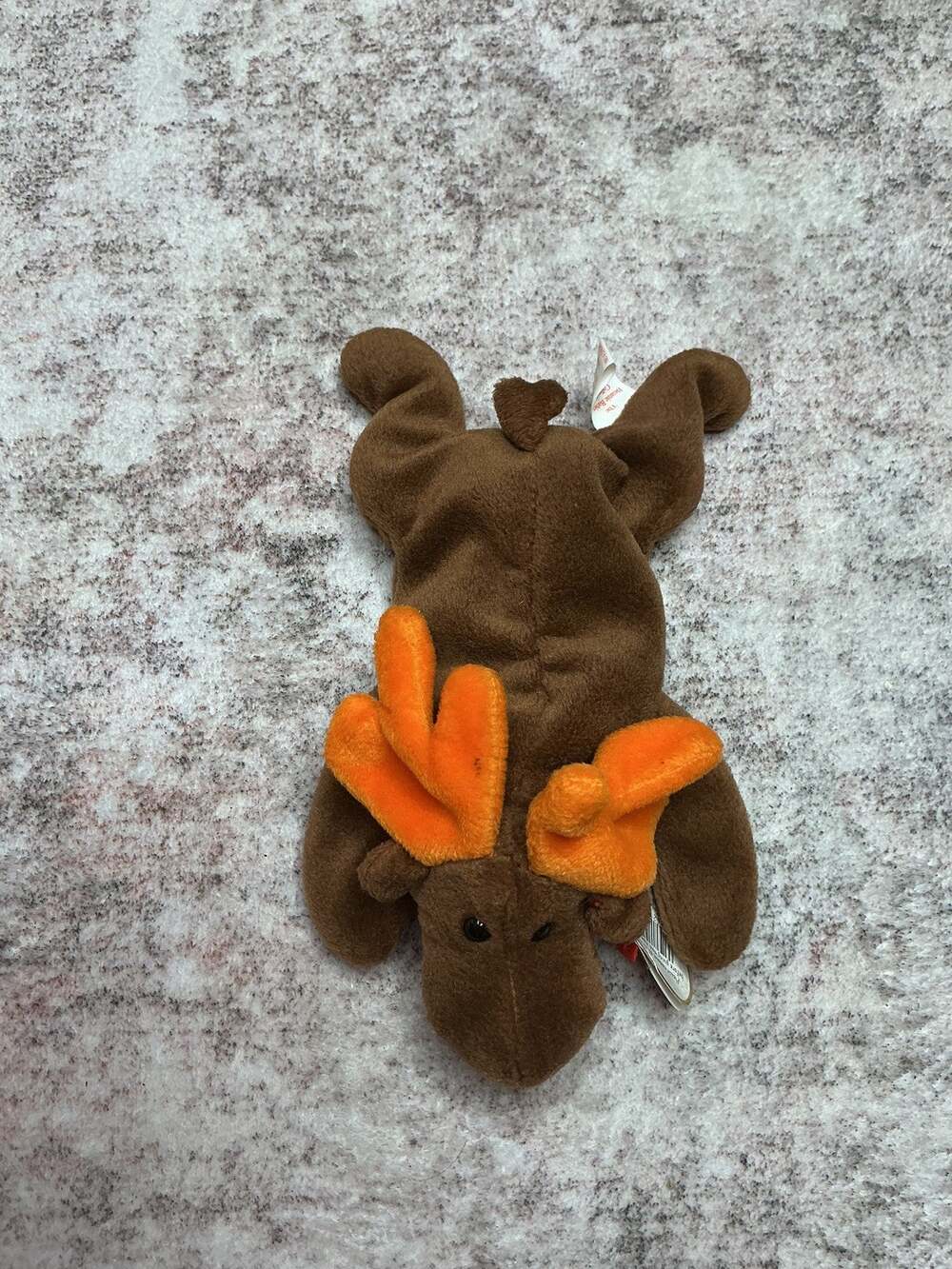 Ty Beanie Babies Chocolate the Moose 1993 Plush Retired Tush Tag Toy One Size